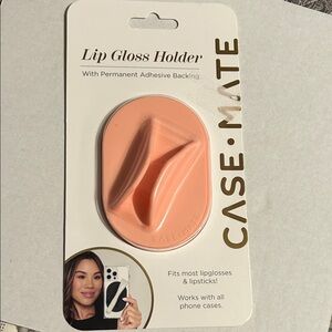 Case-Mate Lip Gloss Holder in Soft Peach. New in package.